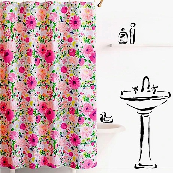 kate spade Bath New Kate Spade Dahlia Shower Curtain Poshmark